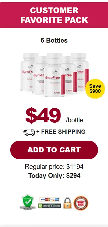 glycofree 6 bottles price